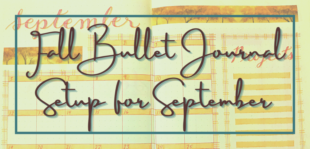 Fall bullet journal for September