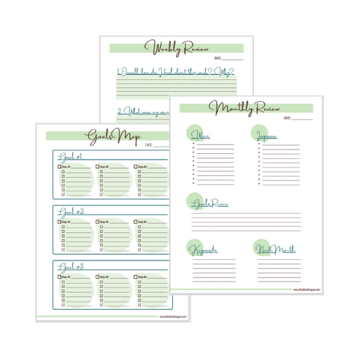 Printable planner pages
