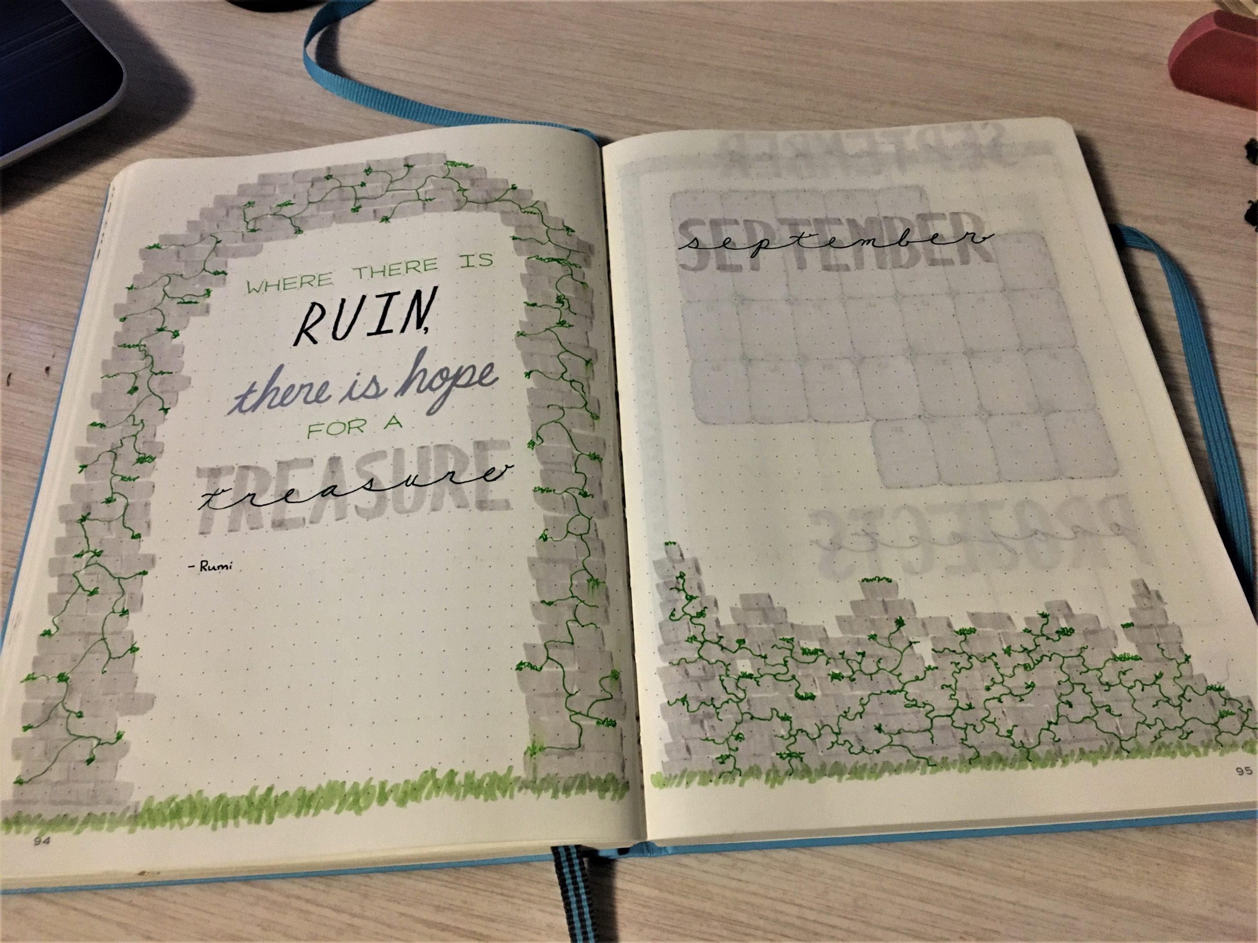 September Bullet Journal