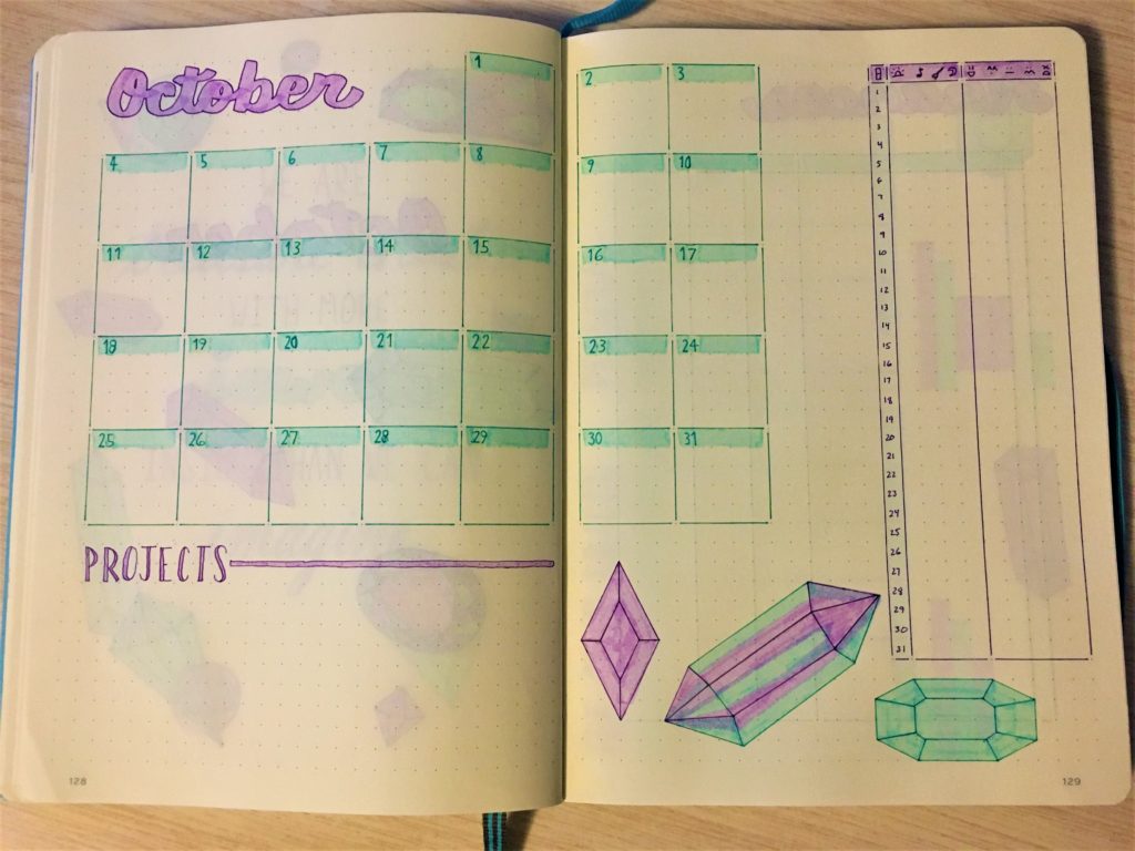 October Monthly Spread