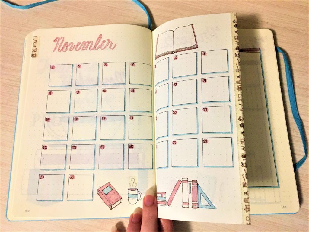 Dutch Door Monthly Calendar Spread