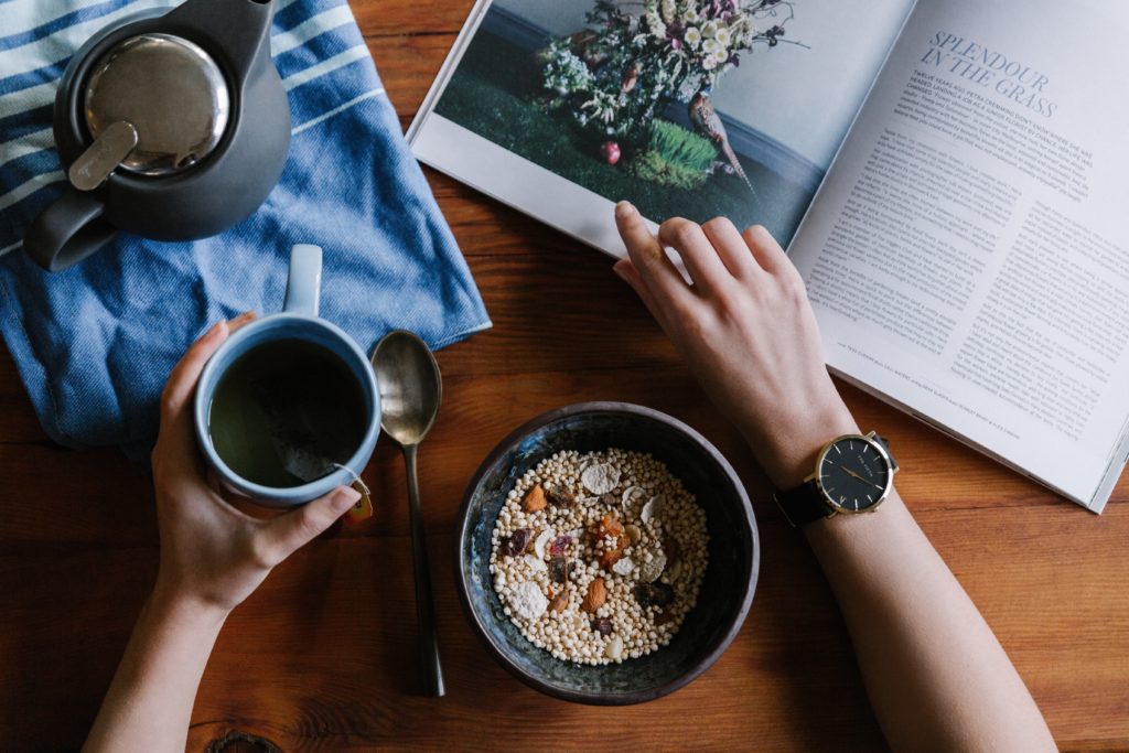 Morning routine - breakfast