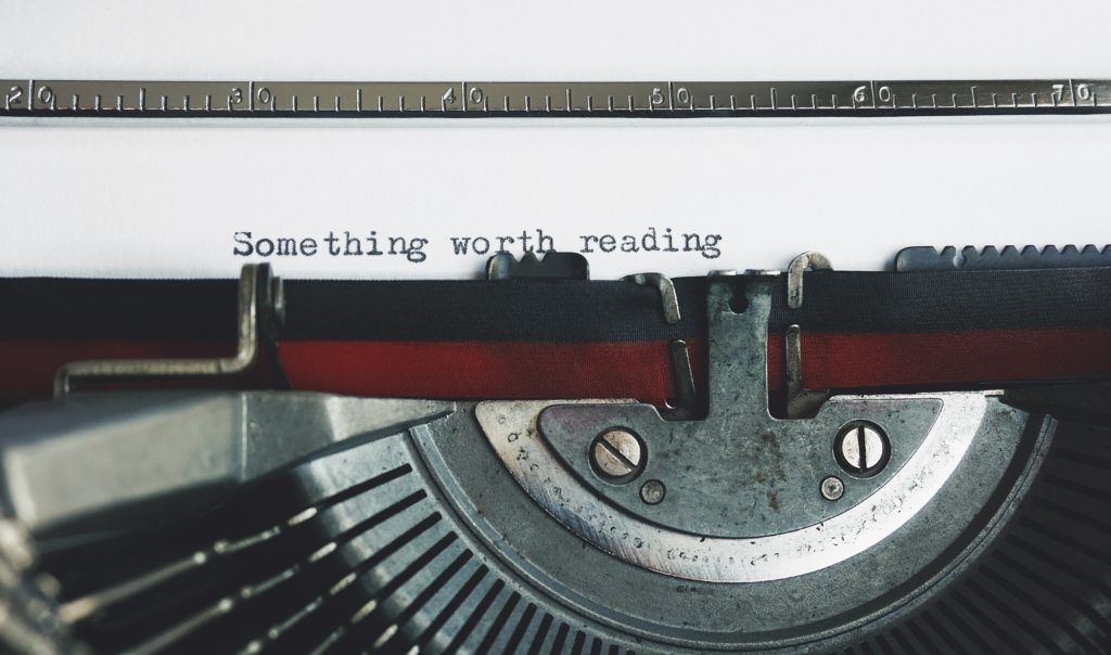 Typewriter: Something worth reading