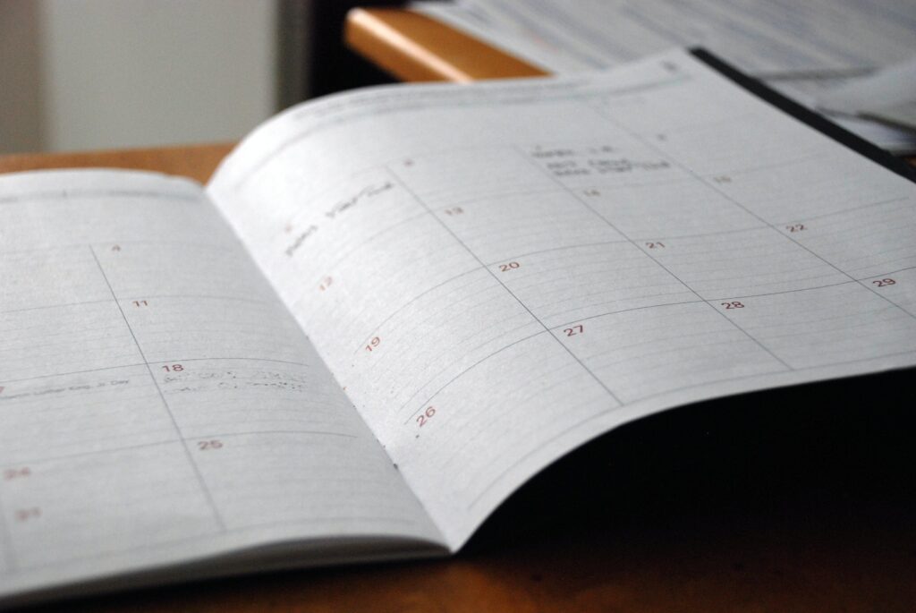 Monthly Calendar Planner
